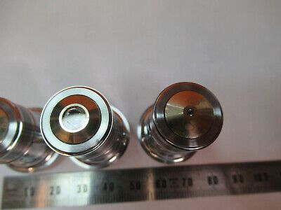 LOT SPENCER OBJECTIVE 10X 43X 97X MICROSCOPE PART OPTICS AS PICTURED AO #P4-A-23