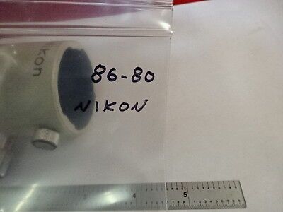 NIKON JAPAN CAMERA ADAPTER OPTICS MICROSCOPE PART AS PICTURED &86-80