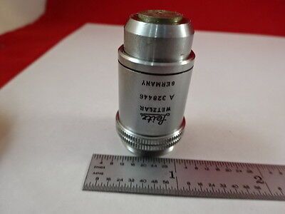 OBJECTIVE 100X /170 LEITZ GERMANY OPTICS MICROSCOPE PART AS PICTURED &J1-A-06