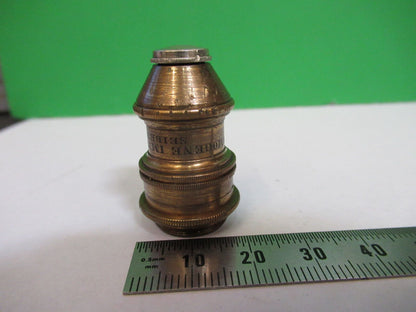 ANTIQUE SEIBERT GERMANY OBJECTIVE RARE MICROSCOPE PART AS PICTURED R2-B-36