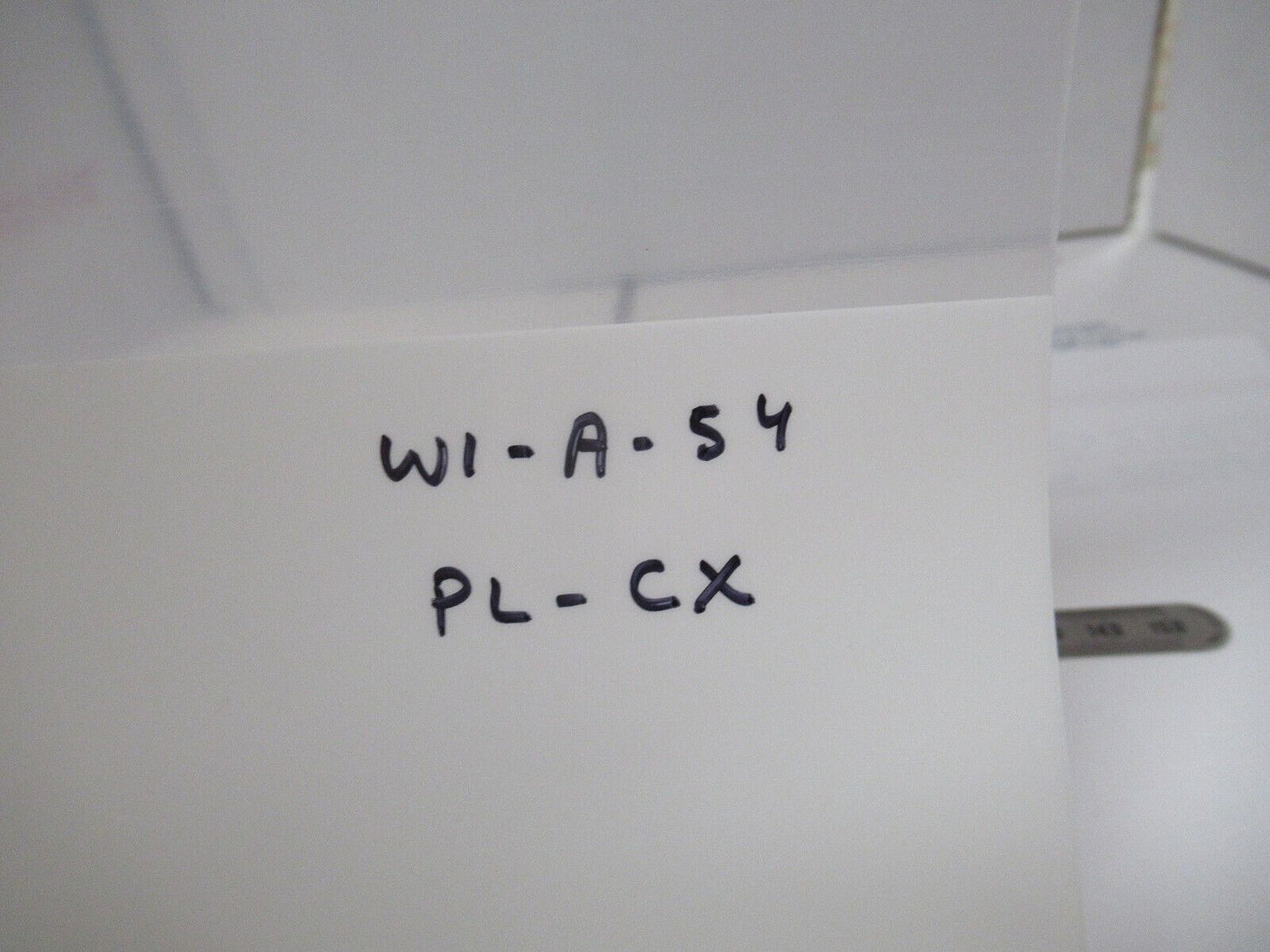 OPTICAL THICK GLASS LENS PREFORM PL-CX LASER OPTICS AS PICTURED W1-A-54