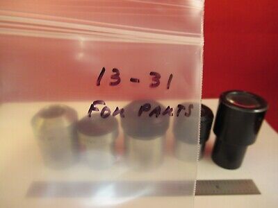 FOR PARTS LOT EYEPIECES OCULAR LENSES OPTICS MICROSCOPE PART AS PICTURED #13-31