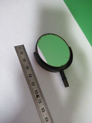 ANTIQUE BAUSCH LOMB MIRROR OPTICS MICROSCOPE PART AS PICTURED &R9-A-67