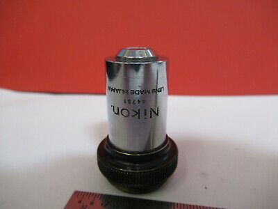 NIKON JAPAN OPTICS 40X OBJECTIVE LENS MICROSCOPE PART AS PICTURED &4B-A-69