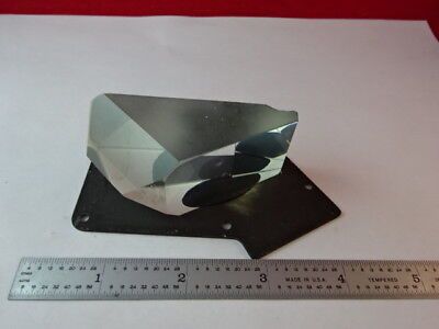 OPTICAL MICROSCOPE PART MOUNTED PRISM OPTICS PART AS IS #83-A-04