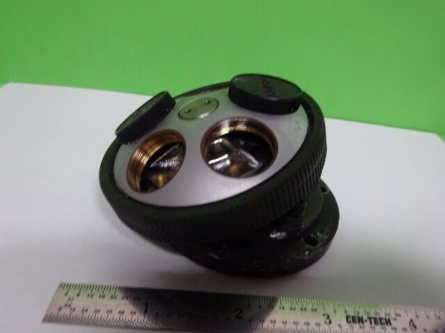 FOR PARTS MICROSCOPE PART NIKON JAPAN NOSEPIECE AS IS #7B-A-26