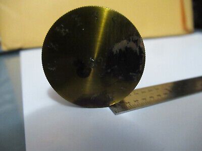 CARL ZEISS JENA "a2" EMPTY BRASS OBJECTIVE CAN MICROSCOPE AS PICTURED &F5-A-87