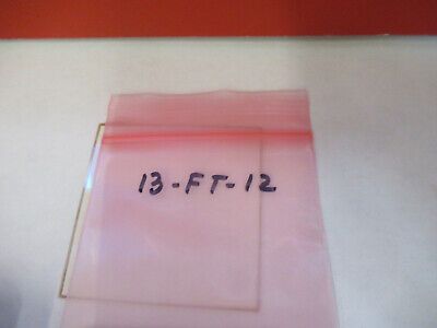 OPTICAL AMBER GLASS PLATE OPTICS AS PICTURED &13-FT-12