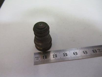 ANTIQUE BRASS MINI UK OBJECTIVE OPTICS MICROSCOPE PART AS PICTURED R2-B-89