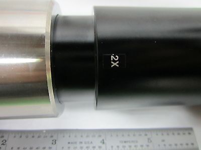 MICROSCOPE VIDEO INSPECTION CAMERA ADAPTER 2X OPTICS BIN#M6-07