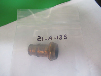 ANTIQUE BRASS SPENCER OBJECTIVE LENS OPTICS MICROSCOPE PART AS PICTURED Z1-A-135