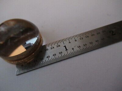 OPTICAL THICK PLANO CONVEX DOME RARE OPTICS AS PICTURED &F4-A-63