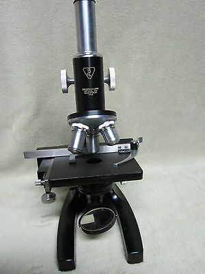 VINTAGE OPTICAL BAUSCH LOMB MICROSCOPE COLLECTABLE OK OPTICS AS IS BIN#OFC iii