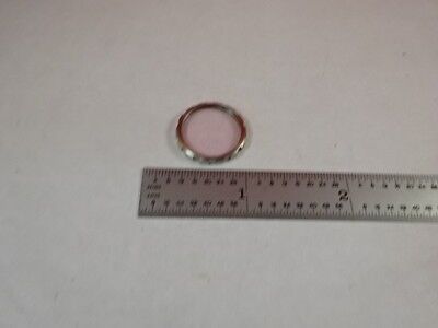 OPTICAL COATED RING MOUNTED LENS FILTER OPTICS AS IS B#T3-F-04