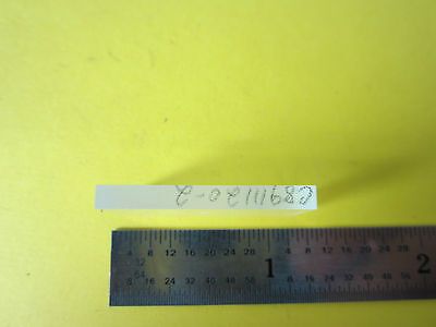 OPTICAL BURLEIGH COATED PLATE MIL SPEC LASER OPTICS BIN#D1-29