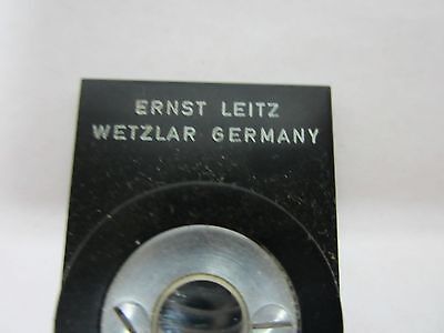 OPTICAL MICROSCOPE LEITZ WETZLAR STANDARD  1/100 RETICLE OPTICS AS IS BIN#J8-04