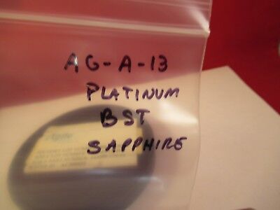 AGILE COMPONENTS TUNABLE CAPACITOR BST PLATINUM SAPPHIRE Pt FINISH &AG-A-13