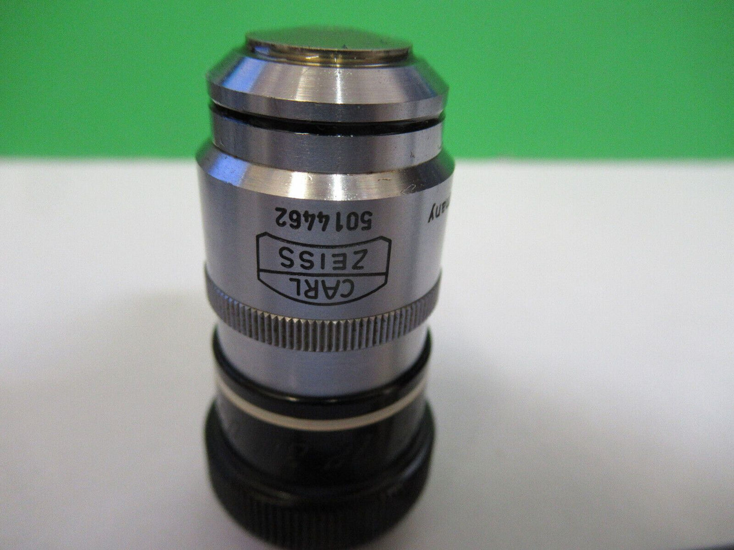 CARL ZEISS GERMANY  100X /160 OBJECTIVE MICROSCOPE PART AS PICTURED &G2-A-30