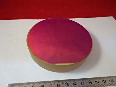 OPTICAL FLAT ZERODUR 4" DIA DICHROIC MIRROR 1/10 WAVE LASER OPTICS &6-A-30