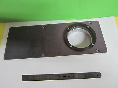 MICROSCOPE PART BACK PLATE LEITZ WETZLAR GERMANY ERGOLUX AS IS  BIN#17