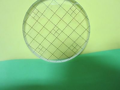 OPTICAL TARGET GLAS PLATE ALIGNER OPTICS BIN#40-H