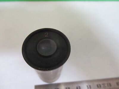 ANTIQUE ERNST LEITZ GERMANY  EYEPIECE "2" MICROSCOPE PART AS PICTURED Q9-A-57