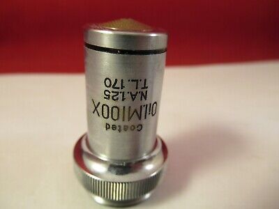 UNITRON POL M100X LENS OBJECTIVE MICROSCOPE PART AS PICTURED &94-B-22