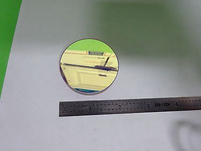 OPTICAL ZERODUR COATED FLAT TANTALUM HAFNIUM OXIDE LASER OPTICS AS IS BN#W9-E-27