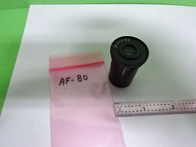 MICROSCOPE PART OCULAR EYEPIECE MICRO 8X OPTICS AS IS #AF-80