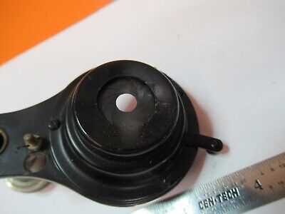 ANTIQUE SPENCER BUFFALO IRIS CONDENSER MICROSCOPE PART AS PICTURED &FT-1-A-06