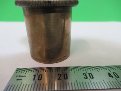 CARL ZEISS JENA ANTIQUE BRASS EYEPIECE MICROSCOPE PART AS PICTURED P2-B-76