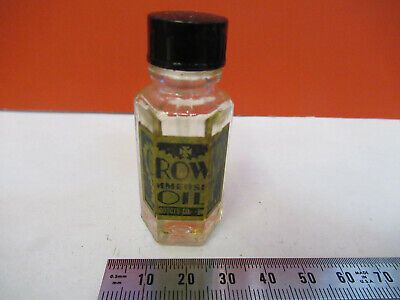 ANTIQUE BAUSCH LOMB Crown oil bottle MICROSCOPE PART AS PICTURED &8Z-A-23