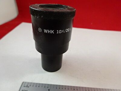 OLYMPUS JAPAN WHK 10X/20 EYEPIECE OCULAR OPTICS MICROSCOPE PART AS IS BN#L9-B-40