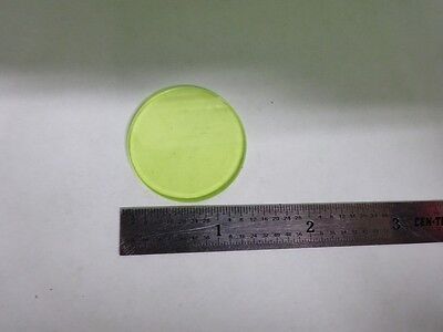 OPTICAL FILTER GREEN OPTICS AS IS BIN#72-65