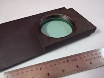 FILTER SLIDE AUS JENA ZEISS NEOPHOT GERMANY OPTICS MICROSCOPE PART AS IS #93-16