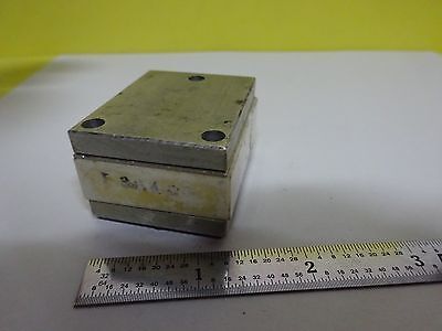 ANTIQUE QUARTZ RADIO CRYSTAL U.S. 1944 MOTOROLA WWII FREQUENCY CONTROL #W7-54