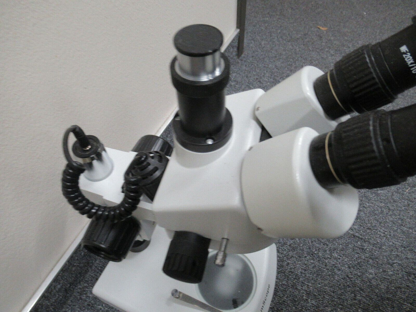 AMSCOPE SZM STEREO HUGE MICROSCOPE GOOD CONDITION "READ BELOW" AS PICTURED &LOB