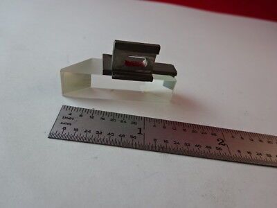 OPTICAL MOUNTED PRISM [chip on back] MIL SPEC LASER OPTICS AS IS #54-A-08