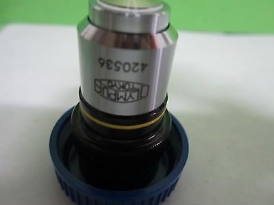 MICROSCOPE PART OBJECTIVE  OLYMPUS JAPAN PLAN 20X OPTICS AS IS BIN#S9-09