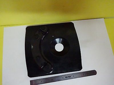 MICROSCOPE PART VINTAGE AO STAGE TABLE AMERICAN OPTICS AS IS BIN#X4-05