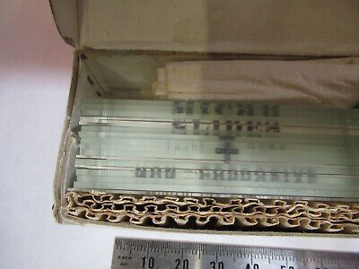 VINTAGE 1960's GLASS SLIDE MATSUNAMI BOX MICROSCOPE PART AS PICTURED #P6-A-28