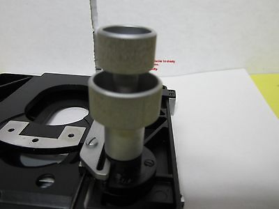 MICROSCOPE PART LEITZ WETZLAR TABLE MICROMETER ORTHOLUX OPTICS AS IS BIN#H8-21