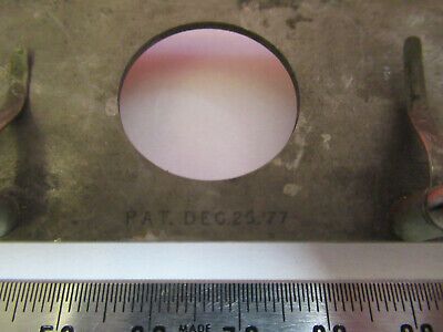 ANTIQUE BAUSCH LOMB RARE STAGE ASSEMBLY CLIPS MICROSCOPE PART AS PIC #sB7-A-01