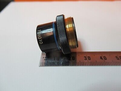 OLYMPUS 4X 706010 OBJECTIVE MICROSCOPE PART OPTICS AS PICTURED &14-B-69