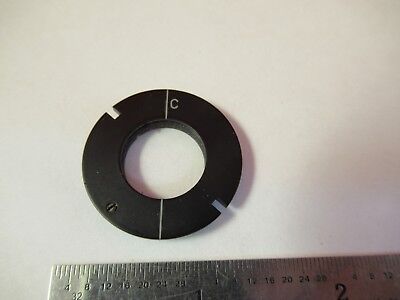 MICROSCOPE PART MOUNTED LENS "C" COMPENSATOR OPTICS &84-B-43