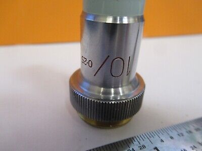 VICKERS ENGLAND OBJECTIVE 10X LENS OPTICS MICROSCOPE PART AS PICTURED &50-A-28