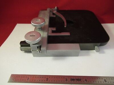 LEITZ WETZLAR GERMANY STAGE TABLE VINTAGE MICROSCOPE PART OPTICS &33-B-10