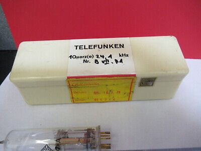 RARE ANTIQUE TELEFUNKEN GERMANY QUARTZ CRYSTAL GLASS PKG AS PICTURED 4-DT-A5