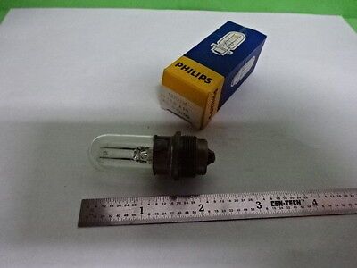 MICROSCOPE PART REICHERT LAMP BULB 6V 15W 13702M PHILIPS OPTICS AS IS #AE-15