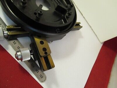 WILD HEERBRUGG M11 MICROMETER STAGE TABLE MICROSCOPE PART AS PICTURED &14-A-98